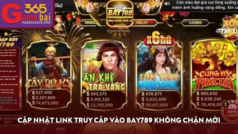 Cập nhật link truy cập vào BAY789 không chặn mới