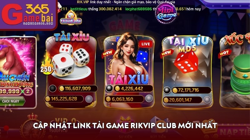 Cập nhật link tải game RIKVIP CLUB mới nhất