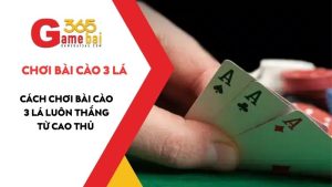 Cách chơi Bài Cào 3 lá luôn thắng - Mẹo chơi Bài Cào đến từ các thần bài 2025