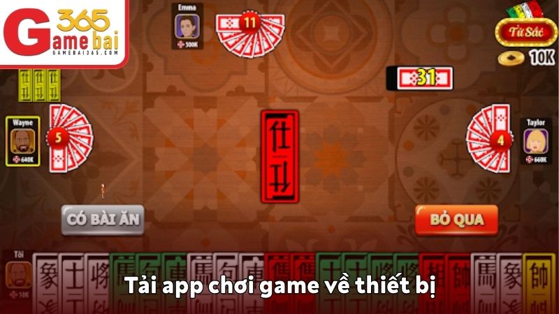 Tải app chơi game về thiết bị 